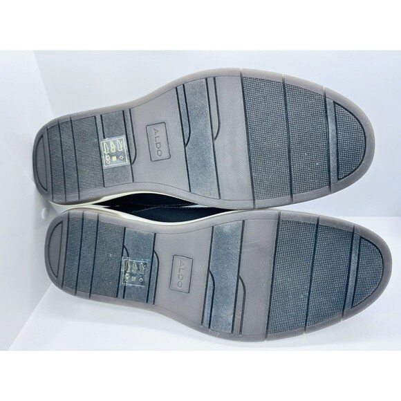 Aldo Oxfords Men's Size 9 Dark Gray Round Toe Casual Shoelace up new w/o box - Picture 4 of 8